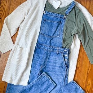 H&M denim overalls.